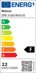 Bílé LED zrcadlo pr. 700 se dvěma dotykovými senzory (ZPB 31001RVX-05)