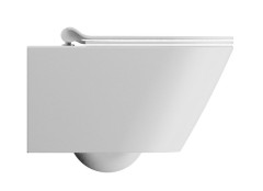 KUBE X závěsná WC mísa, GeniusFlush, 36x55cm, bílá dual-mat (941309) (4)