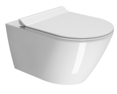 KUBE X závěsná WC mísa, GeniusFlush, 36x55cm, bílá ExtraGlaze (941311) (3)
