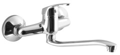 AQUALINE 35 nástěnná baterie, ramínko ploché zvýšené, chrom (52145)