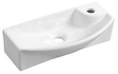 CARLON keramické umývátko, 45x23cm, otvor pro baterii vpravo, bílá (AR458)