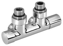 R-START připojovací sada ventilů pro středové připojení, chrom (SR230C)