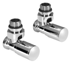 C-START připojovací sada ventilů ruční rohová, chrom (SC237C)