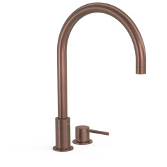 TRES STUDY umyvadlová páková baterie do desky, vysoká bez odtokové soupravy, Volcanic (26110501VO)