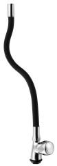 Stojánkový ventil 1/2", flexibilní ramínko, chrom/černá mat (ZY1807F) (3)