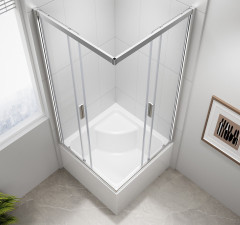 CARMEN hluboká sprchová vanička, čtverec 90x90x30cm, bílá ( 29611 ) (3)