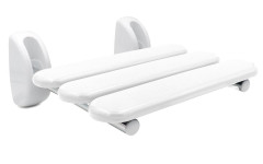 HANDICAP sklopné sedátko do sprchového koutu, 36x25cm, bílá (A140101)