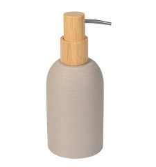 RIKO dávkovač mýdla na postavení, béžová/bambus (8575)