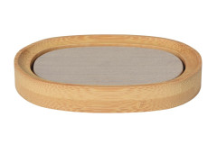 RIKO mýdlenka na postavení, béžová/bambus (8577)