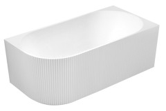 TIBERA STRIP R rohová stojící vana, 150x75cm, bílá (E1037G)