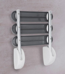 HANDICAP sklopné sedátko do sprchového koutu, 36x25cm, bílá (A140101) (3)