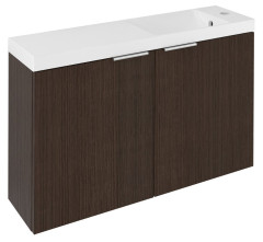 LATUS X umyvadlová skříňka s umyvadlem 80x54,5x22cm, borovice rustik (LT110-SET04)