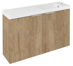 LATUS X umyvadlová skříňka s umyvadlem 80x54,5x22cm, dub alabama (LT110-SET06)