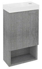 LATUS XI umyvadlová skříňka 30x53x16,5cm, dub stříbrný (LT711-1111) (5)