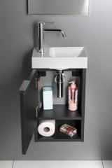 LATUS XI umyvadlová skříňka 30x53x16,5cm, antracit matný (LT711-3434) (3)