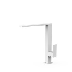 TRES CUADRO dřezová jednopáková baterie, bílá matná (006486BM)