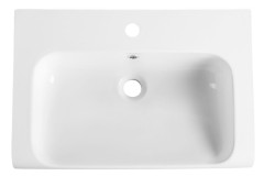 INKA keramické umyvadlo polozápustné, 60x40cm, bílá ( 341101 ) (5)
