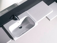 INKA odkladná keramická deska 22x35,5cm, bílá mat ( 341630 ) (3)