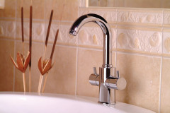 AIRTECH stojánková umyvadlová baterie bez výpusti, chrom ( 417/S ) (3)