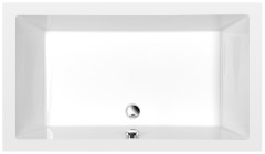 DEEP hluboká sprchová vanička, obdélník 130x75x26cm, bílá (72942)
