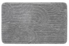 RIST koupelnová předložka, 50x80cm, 100% polyester, protiskluz, šedá (NI8593)
