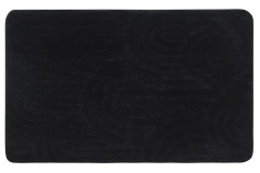 RIST koupelnová předložka, 50x80cm, 100% polyester, protiskluz, černá (NI8591)