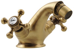 ANTEA stojánková bidetová baterie s výpustí, bronz ( 3186 )