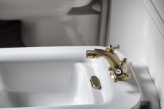 ANTEA stojánková bidetová baterie s výpustí, bronz ( 3186 ) (3)