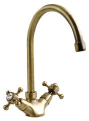 ANTEA stojánková dřezová baterie, výška 275mm, bronz ( 3096 ) (1)