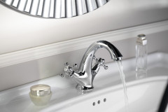 ANTEA stojánková umyvadlová baterie vysoká s výpustí, chrom ( 3271 ) (3)