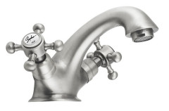 ANTEA stojánková umyvadlová baterie s výpustí, nikl (3178)