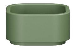 HAKO keramické umyvadlo na desku 30x30 cm, verde mat (554311)