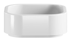 HAKO keramické umyvadlo na desku 40x40 cm, bílá (554401)