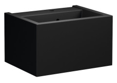 KANAAL keramické umyvadlo 60x46,5cm, černá mat (574031)