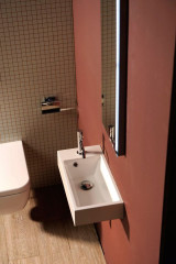 ARIANA umývátko, litý mramor, 50x25cm, baterie vlevo, bílá ( SM012 ) (3)