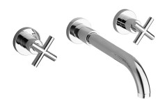 AXIA podomítková tříprvková umyvadlová baterie, chrom (552 AXIA)