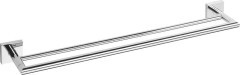 X-SQUARE dvojitý držák ručníků 650mm, chrom ( 132204052 )