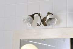 BRINDISI svítidlo 2xE14, 40W, 230V, keramické stínítko, IP21, bronz ( MC052 ) (3)