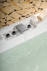 CAME čtvercová vana s konstrukcí 175x175x50cm, bílá ( 23611 ) (5)