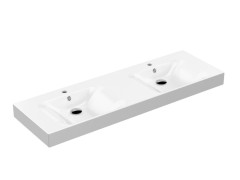 CENTO keramické dvojumyvadlo 140x45cm, bílá ( 353601 ) (1)