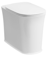 THE NEW YORKER WC mísa stojící pro vysokou nádržku, 36,5x60cm, spodní/zadní odpad, bílá (561801-1)