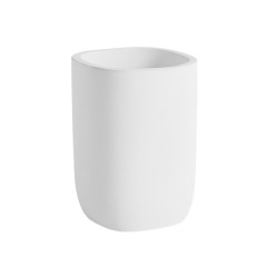 YLENIA sklenka na postavení, bílá (YL9802)