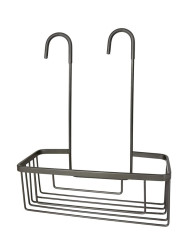 SMART police do sprchy závěsná, na baterii, 300x375x120 mm, gun metal (248981)