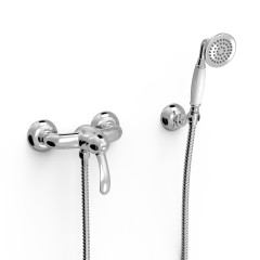 TRES CLASIC sprchová baterie s hadicí, sprchovou hlavicí a držákem sprchy, chrom (24216701)