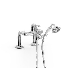 TRES CLASIC vanová baterie páková stojánková s hadicí a sprchovou hlavicí, chrom (24219401)