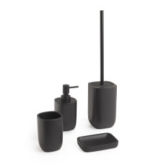 YLENIA sklenka na postavení, černá (YL9814) (3)