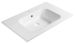 ARECA umyvadlo, litý mramor, 81x51,5cm, bílá (AC081)