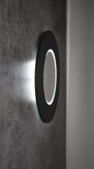 LUMIRO STRIP kulaté zrcadlo s LED osvětlením v rámu ø 75cm, carina (LR750-4141S) (4)