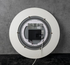 LUMIRO STRIP kulaté zrcadlo s LED osvětlením v rámu ø 75cm, carina (LR750-4141S) (6)