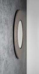 LUMIRO STRIP kulaté zrcadlo s LED osvětlením v rámu ø 75cm, agila (LR750-4343S) (4)